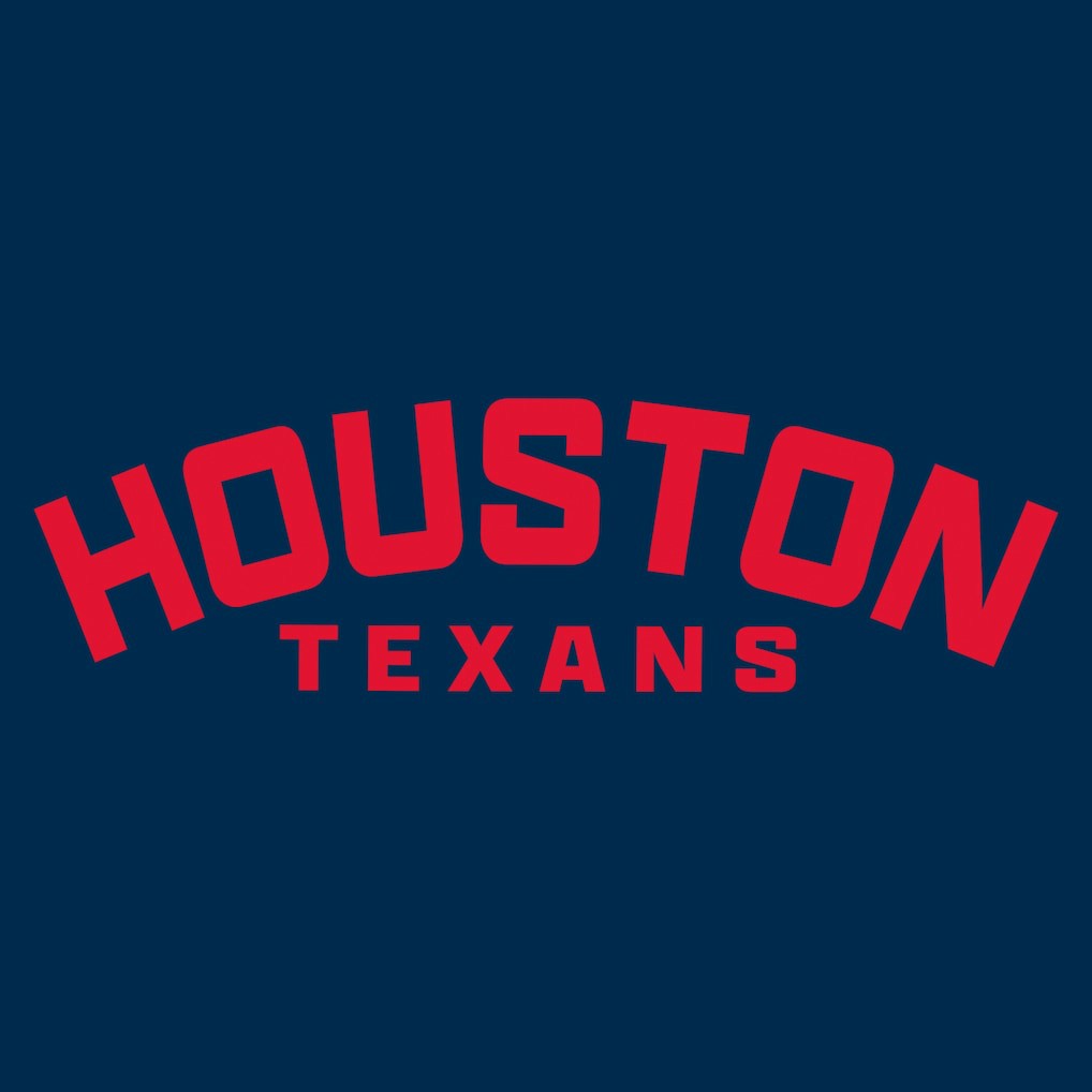 Houston Texans Women's Backup Option Long Sleeve Hoodie T-Shirt Navy/White | Fanatics