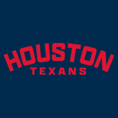 Houston Texans Women's Backup Option Long Sleeve Hoodie T-Shirt Navy/White | Fanatics