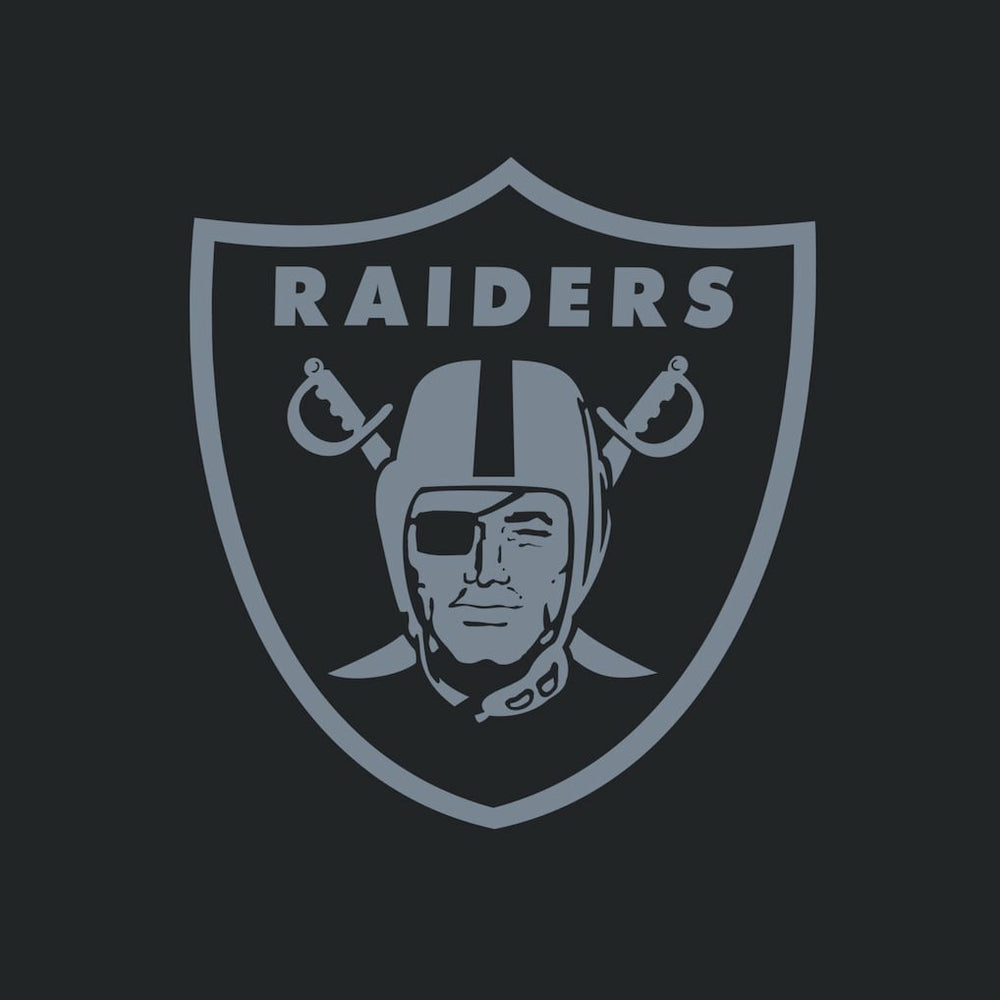 Las Vegas Raiders Women's Backup Option Long Sleeve Hoodie T-Shirt Black/White | Fanatics