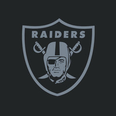 Las Vegas Raiders Women's Backup Option Long Sleeve Hoodie T-Shirt Black/White | Fanatics