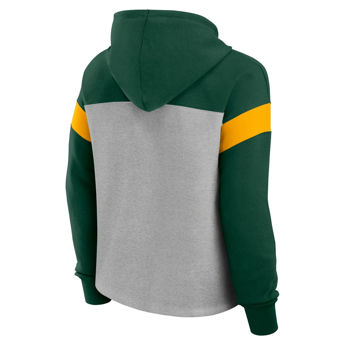 Green Bay Packers Women's Bold Play Call Pullover Hoodie Heather Gray/Green | Fanatics