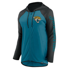 Jacksonville Jaguars Women's Script Full-Zip Hoodie Teal/Black | Fanatics