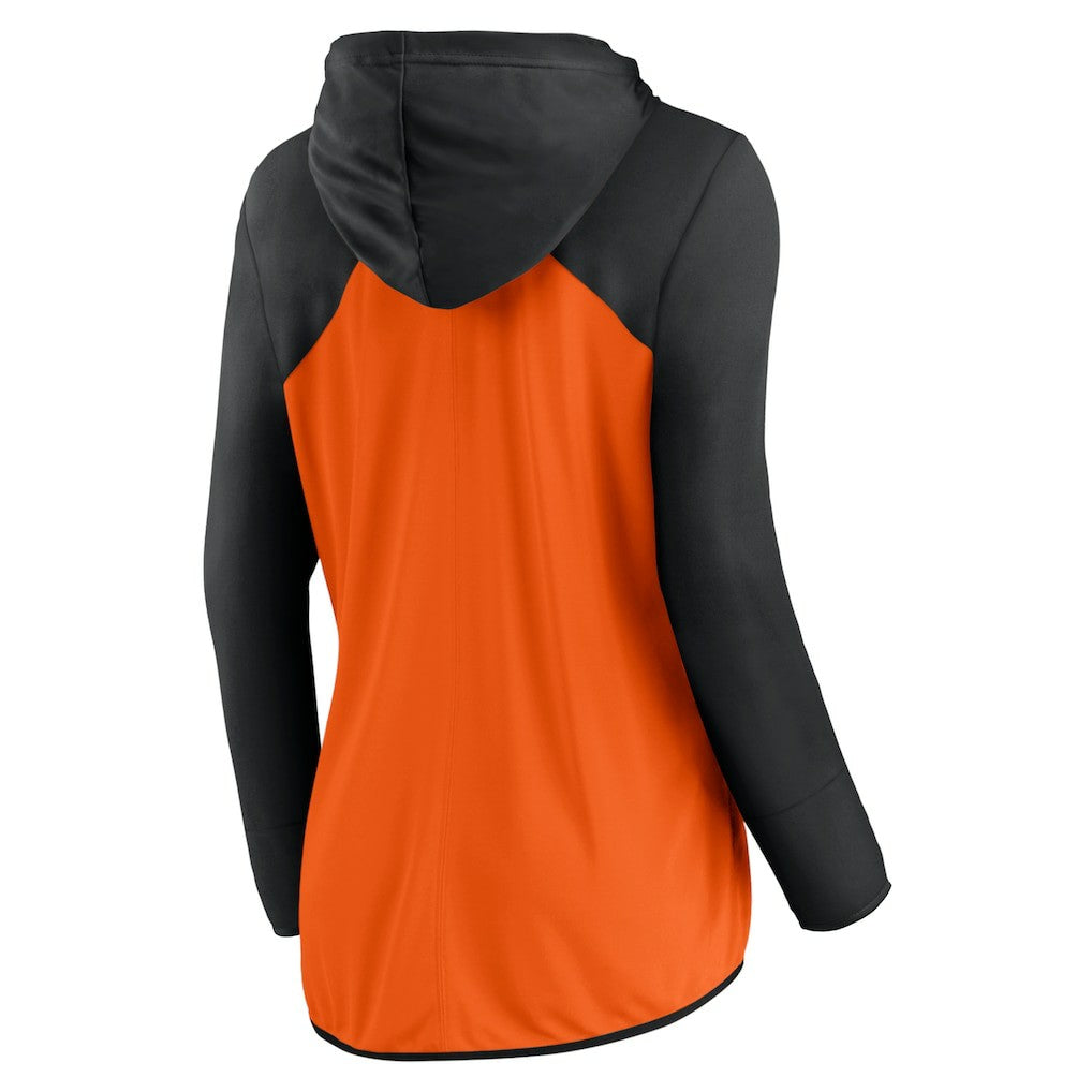 Cincinnati Bengals Women's Script Full-Zip Hoodie Orange/Black | Fanatics