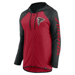 Atlanta Falcons Women's Script Full-Zip Hoodie Red/Black | Fanatics