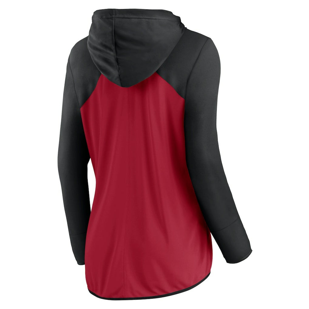 Atlanta Falcons Women's Script Full-Zip Hoodie Red/Black | Fanatics