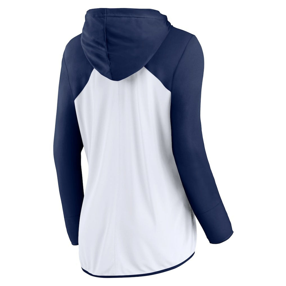 Dallas Cowboys Women's Script Full-Zip Hoodie White/Navy | Fanatics