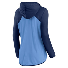 Tennessee Titans Women's Script Full-Zip Hoodie Light Blue/Navy | Fanatics