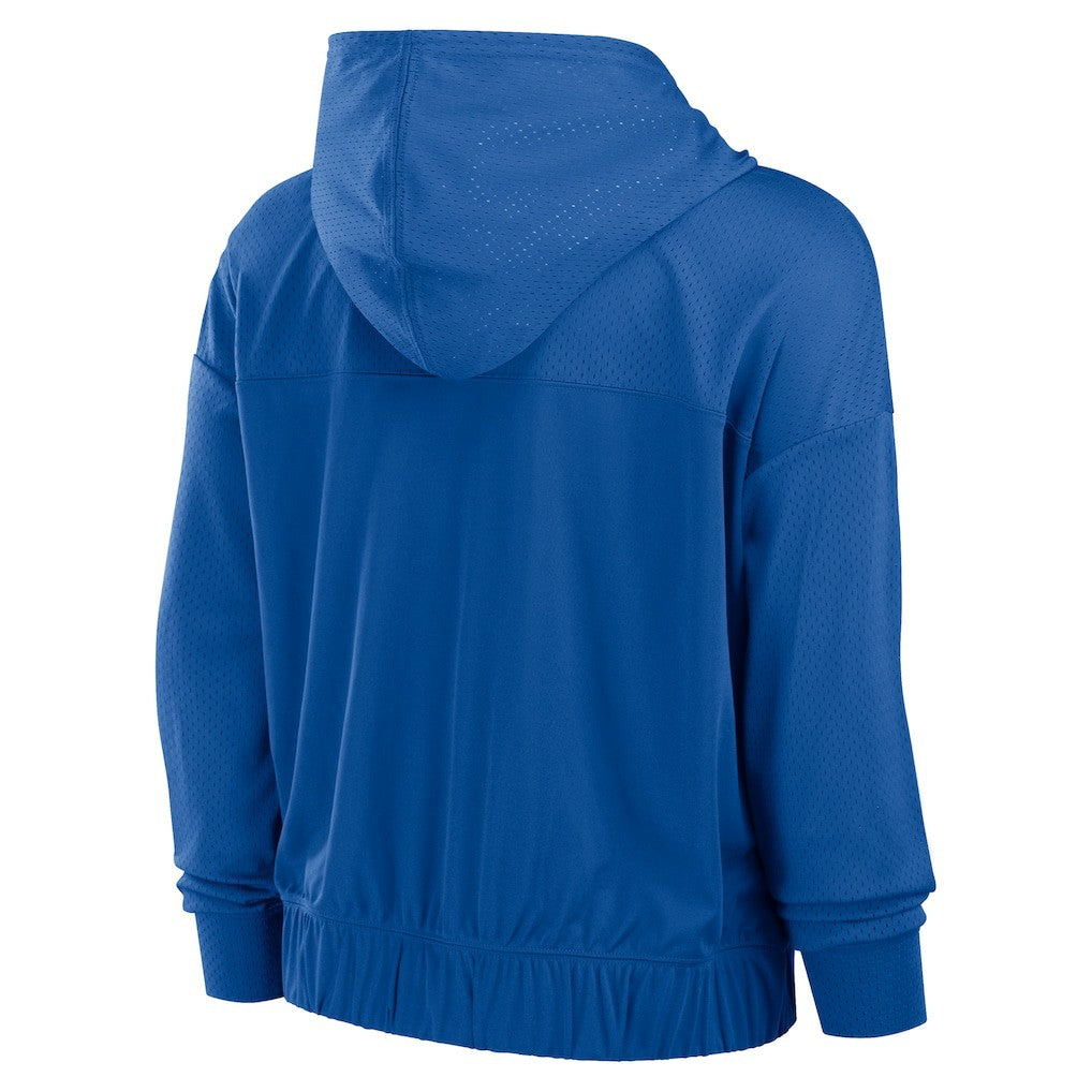 New York Giants Women's Script Lock Full-Zip Hoodie Royal | Fanatics