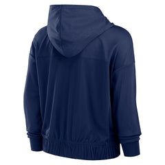 Seattle Seahawks Women's Script Lock Full-Zip Hoodie College Navy | Fanatics