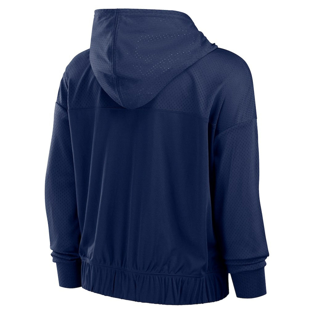 Dallas Cowboys Women's Script Lock Full-Zip Hoodie Navy | Fanatics