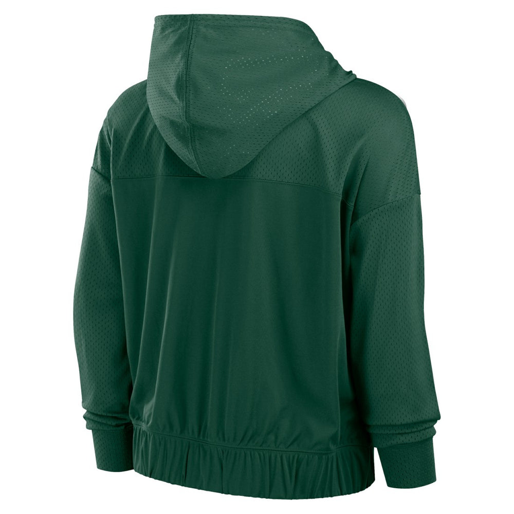 Green Bay Packers Women's Script Lock Full-Zip Hoodie Green | Fanatics