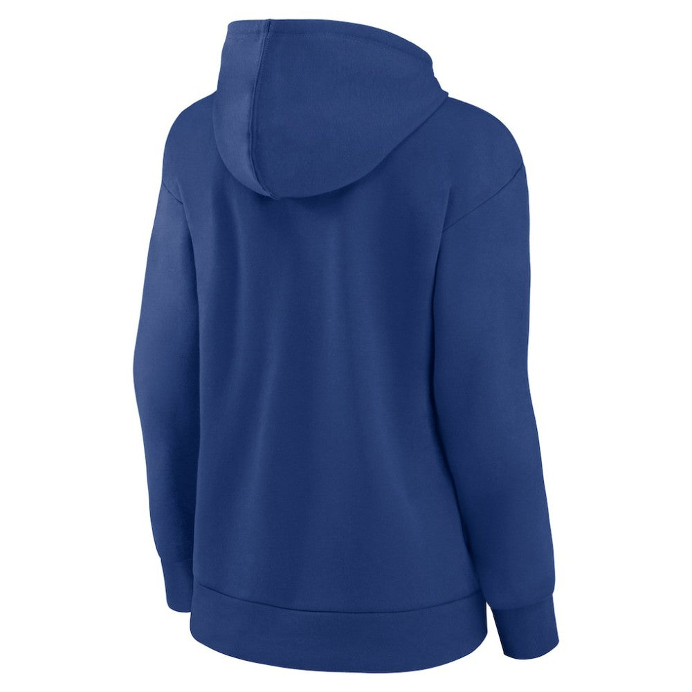 Vancouver Canucks Fanatics Women's Authentic Pro Core Primary Fleece Pullover Hoodie - Blue - NHL
