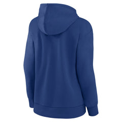Vancouver Canucks Fanatics Women's Authentic Pro Core Primary Fleece Pullover Hoodie - Blue - NHL