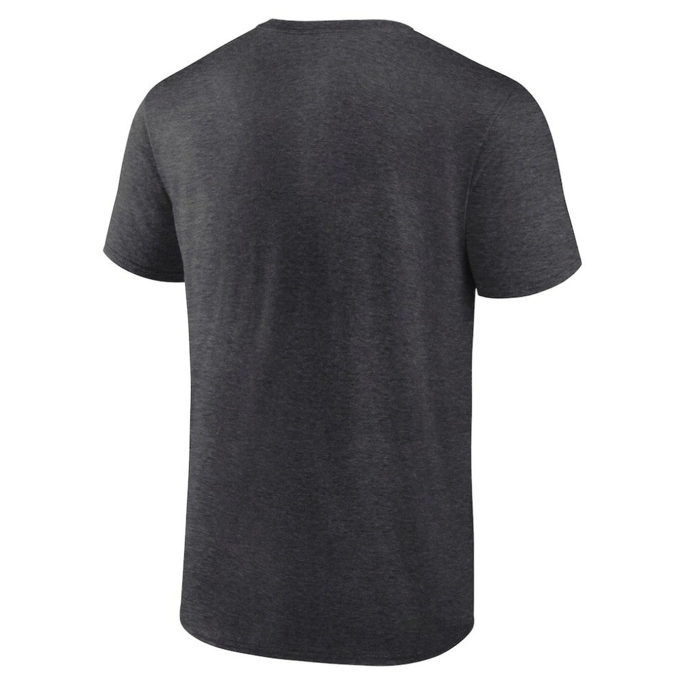 Calgary Flames Fanatics Authentic Pro Core Primary T-Shirt - Heather Charcoal - NHL