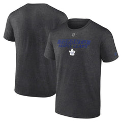 Toronto Maple Leafs Fanatics Authentic Pro Core Primary T-Shirt - Heather Charcoal - NHL