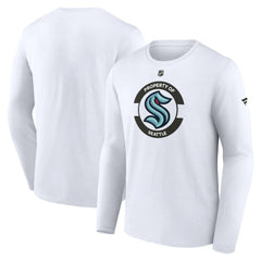 Seattle Kraken Fanatics Authentic Pro Core Secondary Long Sleeve T-Shirt - White - NHL