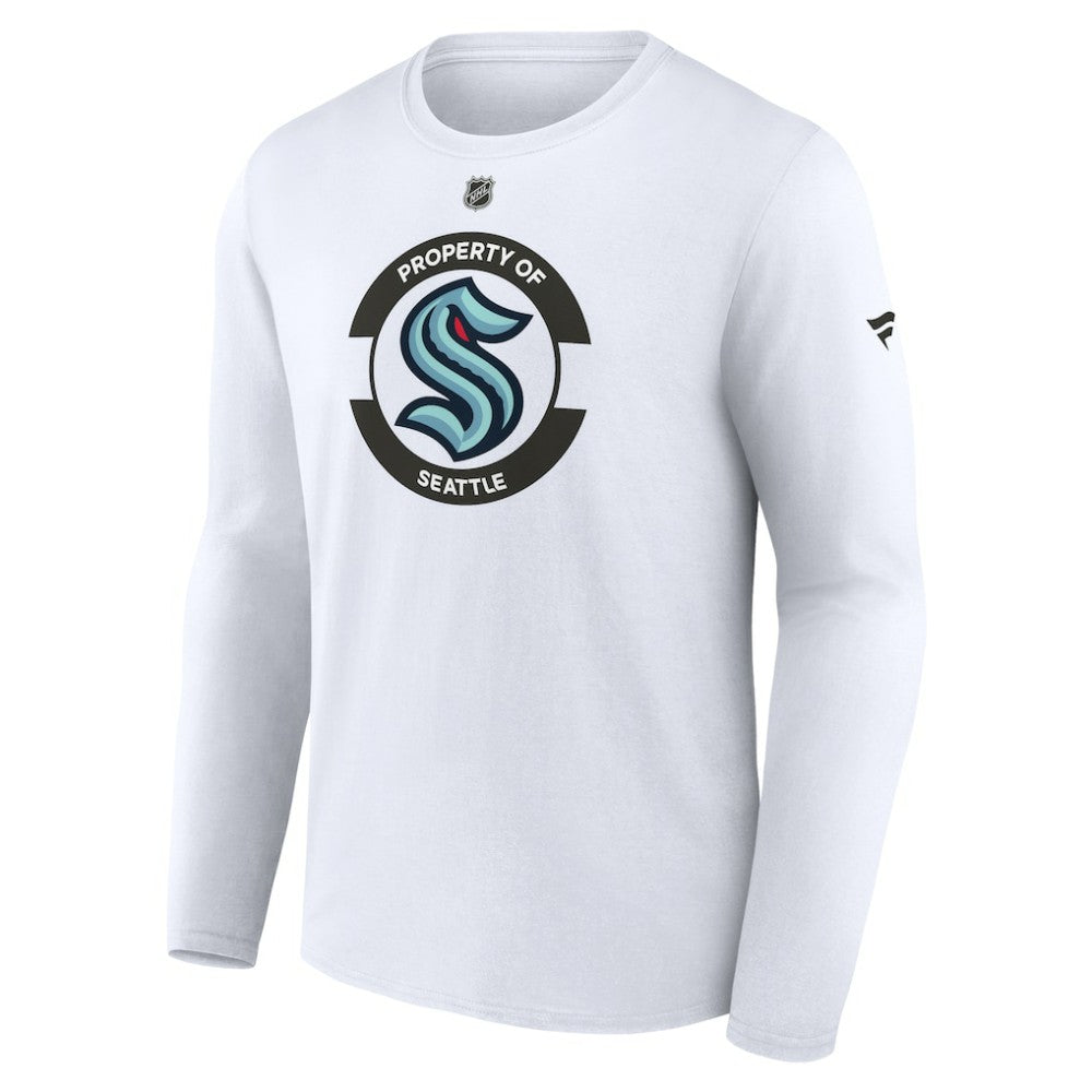 Seattle Kraken Fanatics Authentic Pro Core Secondary Long Sleeve T-Shirt - White - NHL