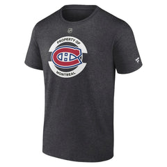 Montreal Canadiens Fanatics Authentic Pro Core Secondary T-Shirt - Heather Charcoal - NHL