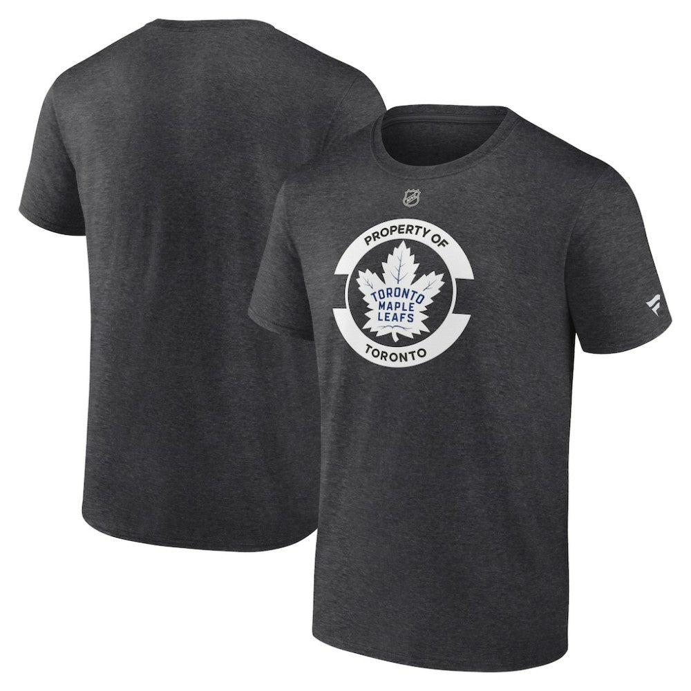 Toronto Maple Leafs Fanatics Authentic Pro Core Secondary T-Shirt - Heather Charcoal - NHL