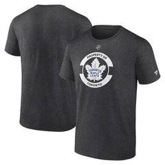 Toronto Maple Leafs Fanatics Authentic Pro Core Secondary T-Shirt - Heather Charcoal - NHL