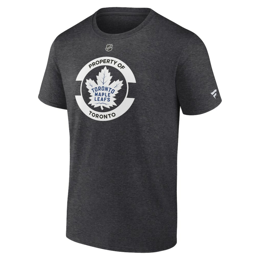 Toronto Maple Leafs Fanatics Authentic Pro Core Secondary T-Shirt - Heather Charcoal - NHL