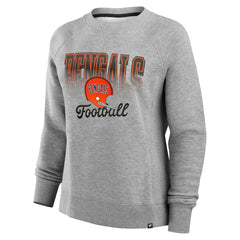 Cincinnati Bengals Women's Hit Hard Fleece Pullover Sweatshirt Heather Gray | Fanatics