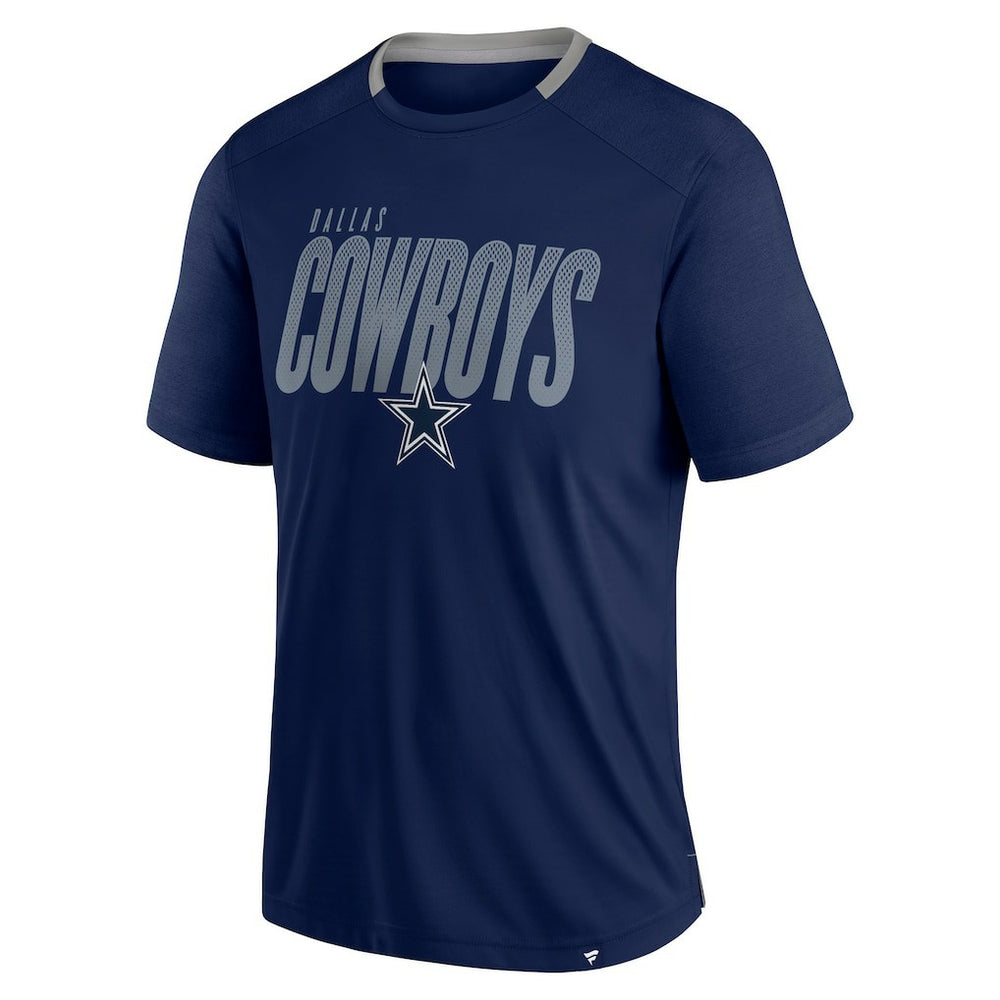 Dallas Cowboys Fade Dot Slant T-Shirt Navy | Fanatics