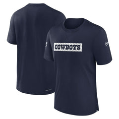 Dallas Cowboys 2024/25 Sideline Player Tri-Blend Performance T-Shirt Navy | Nike for Sale