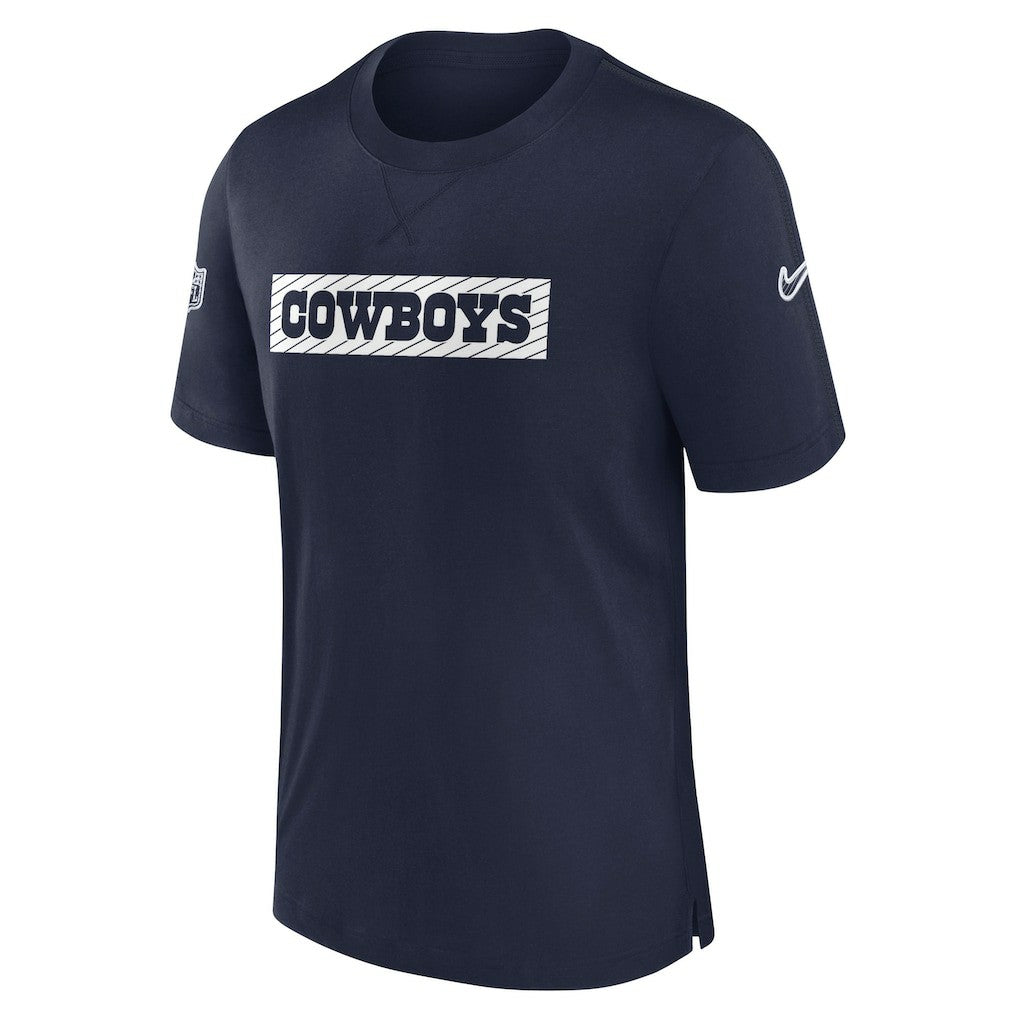 Dallas Cowboys 2024/25 Sideline Player Tri-Blend Performance T-Shirt Navy | Nike for Sale