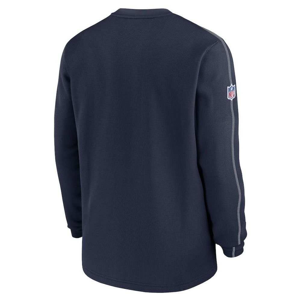 Dallas Cowboys 2024 Sideline Coach Vintage Pullover Sweatshirt Navy | Nike for Sale
