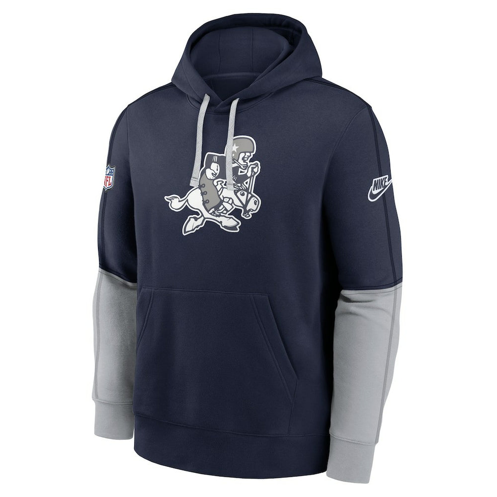 Dallas Cowboys Sideline Club Pullover Hoodie Navy | Nike for Sale