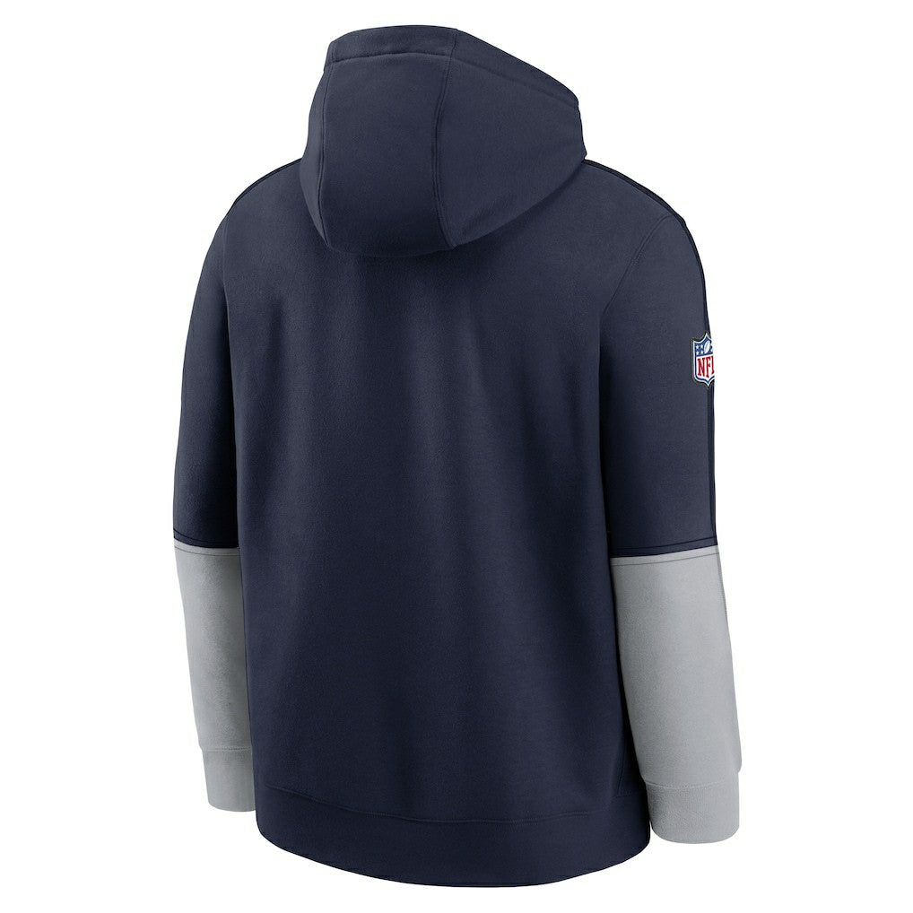 Dallas Cowboys Sideline Club Pullover Hoodie Navy | Nike for Sale
