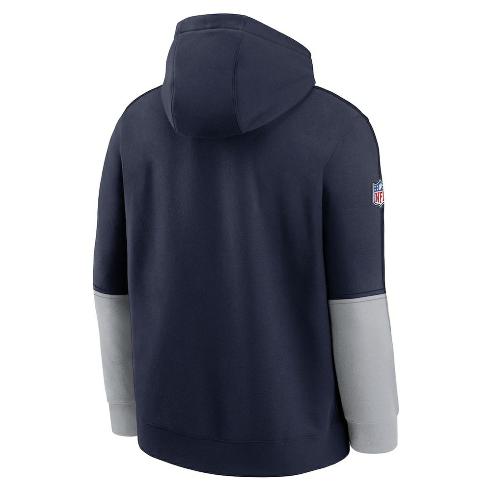 Dallas Cowboys Sideline Club Pullover Hoodie Navy | Nike for Sale