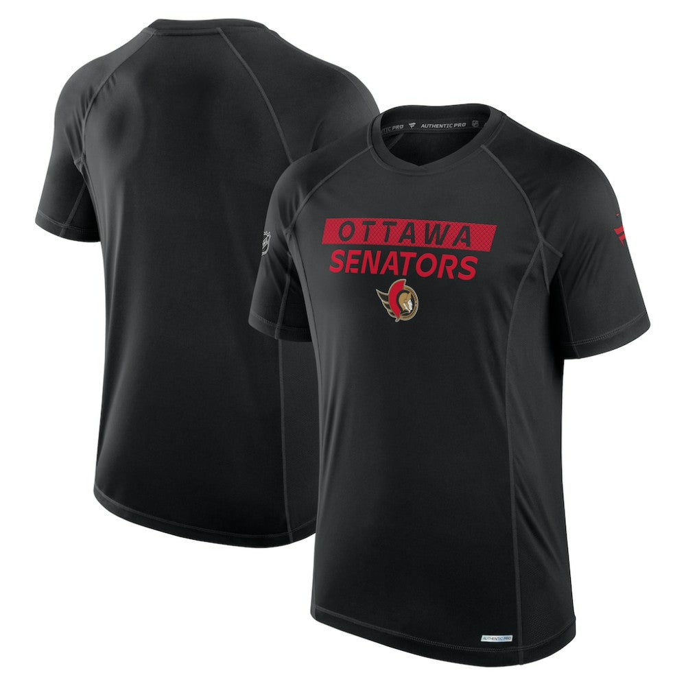 Ottawa Senators Fanatics Authentic Pro Rink Tech T-Shirt - Black - NHL