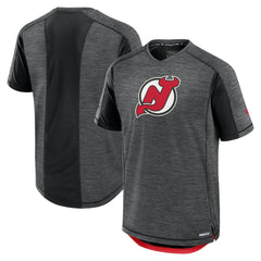 New Jersey Devils Fanatics Authentic Pro Rink Tech T-Shirt - Black - NHL