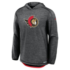 Ottawa Senators Fanatics Authentic Pro Rink Lightweight Pullover Hoodie - Black - NHL