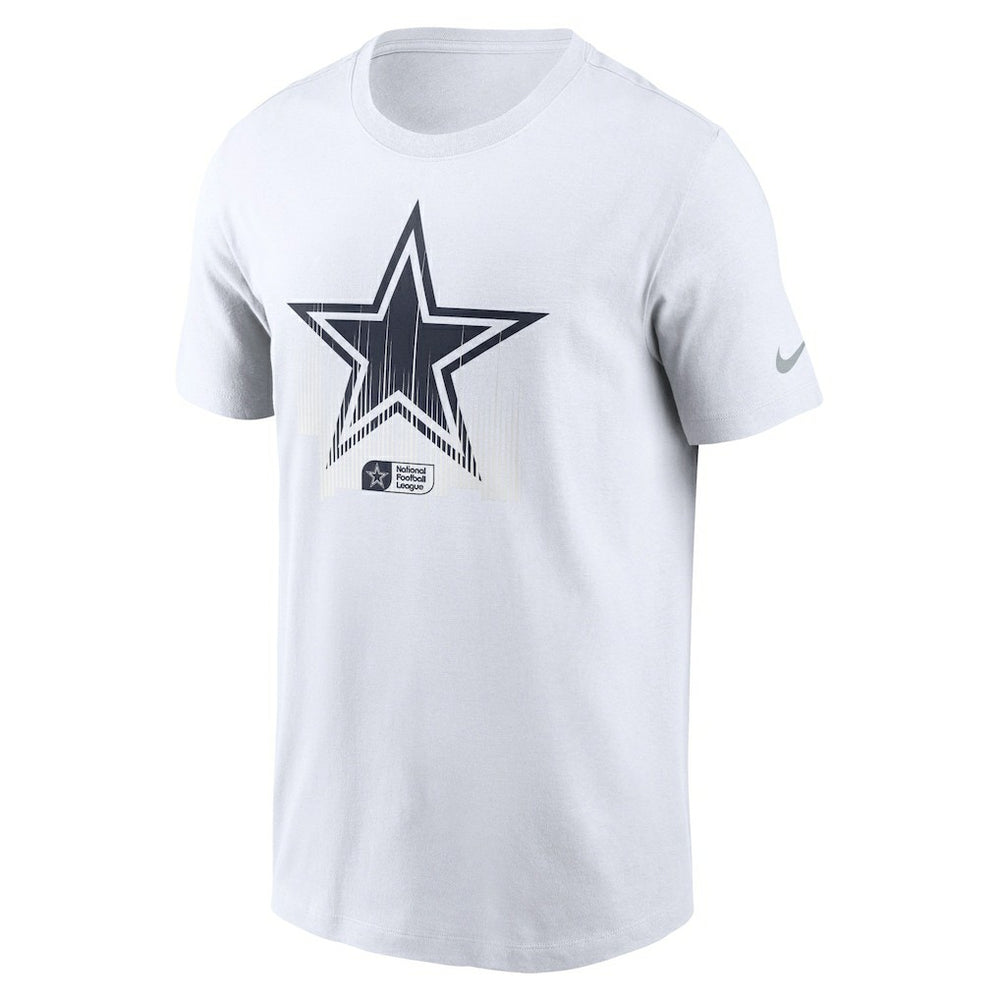 Dallas Cowboys Faded Essential T-Shirt White | Nike for Sale