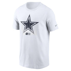 Dallas Cowboys Faded Essential T-Shirt White | Nike for Sale
