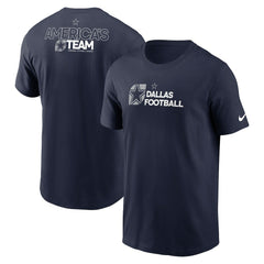 Dallas Cowboys Essential T-Shirt Navy | Nike for Sale