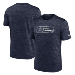 Dallas Cowboys Big & Tall Velocity Performance T-Shirt Navy | Nike for Sale