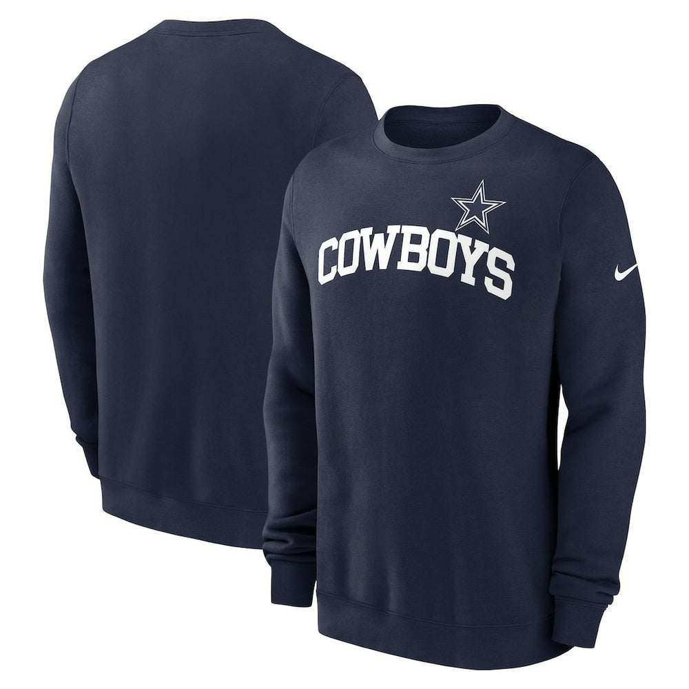 Dallas Cowboys Club Pullover Sweatshirt Navy | Nike for Sale