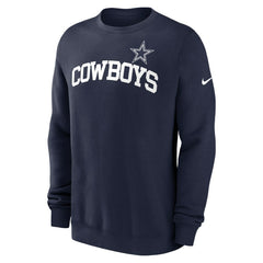 Dallas Cowboys Club Pullover Sweatshirt Navy | Nike for Sale