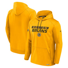 Boston Bruins Fanatics Authentic Pro Rink Fleece Pullover Hoodie - Gold - NHL
