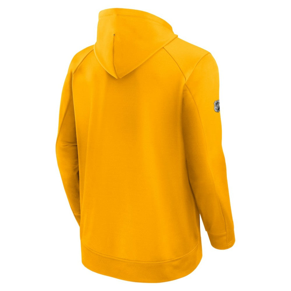 Boston Bruins Fanatics Authentic Pro Rink Fleece Pullover Hoodie - Gold - NHL