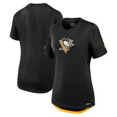 Pittsburgh Penguins Fanatics Women's Authentic Pro Rink T-Shirt - Black - NHL