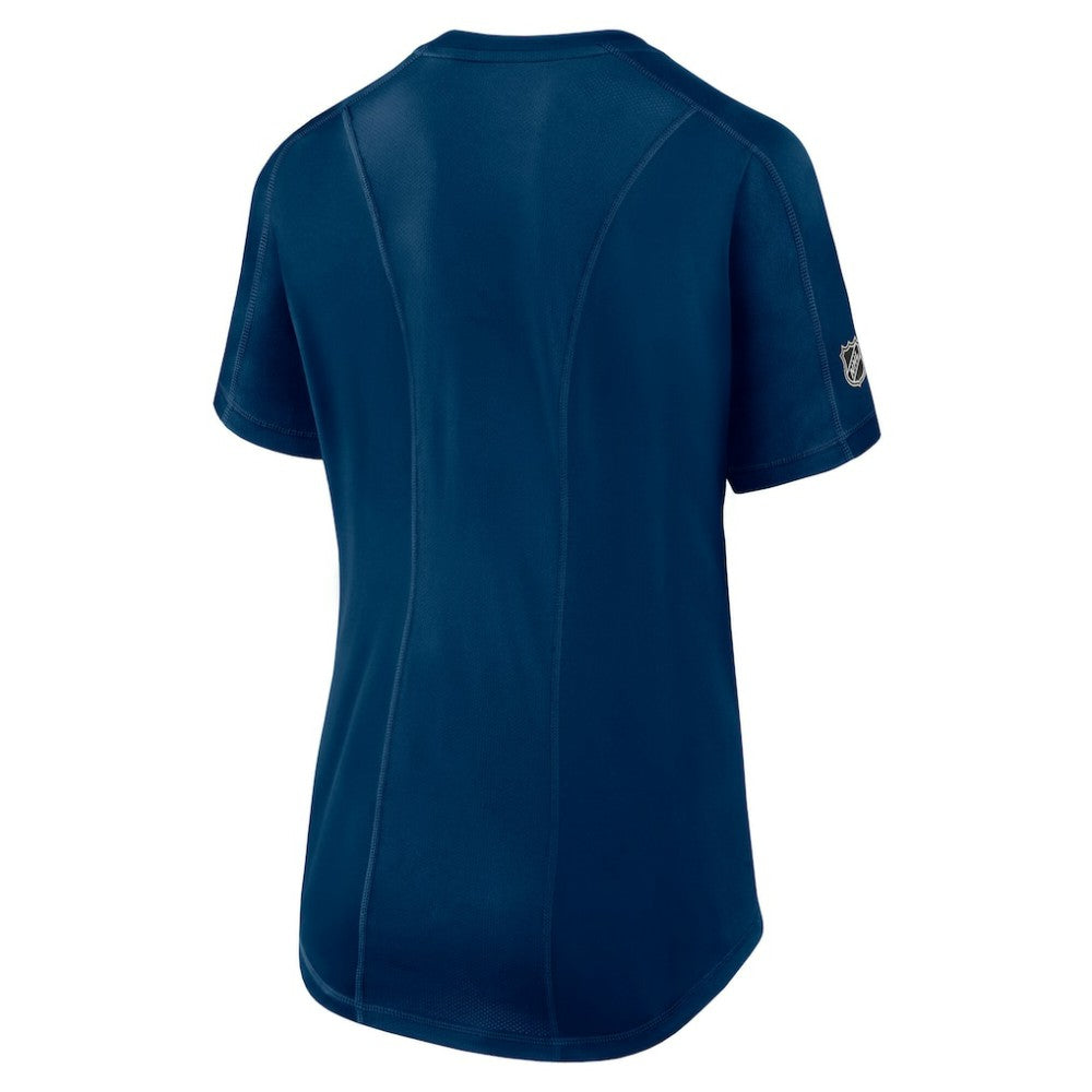 Seattle Kraken Fanatics Women's Authentic Pro Rink T-Shirt - Deep Sea Blue - NHL