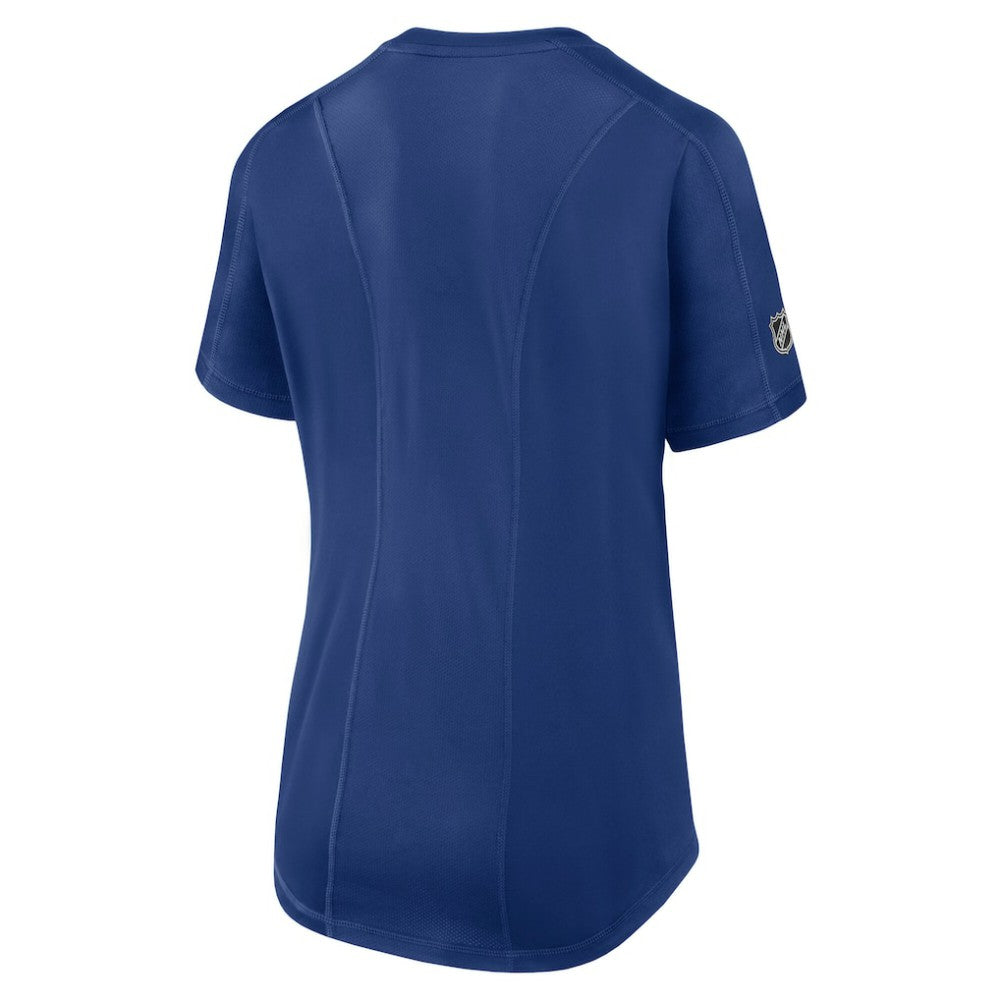 Tampa Bay Lightning Fanatics Women's Authentic Pro Rink Tech T-Shirt - Blue - NHL