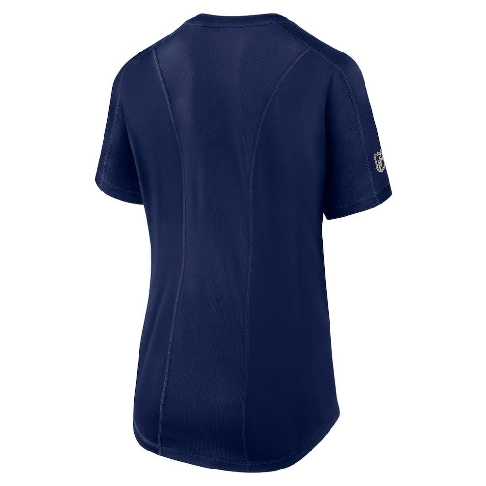 New York Rangers Fanatics Women's Authentic Pro Rink Tech T-Shirt - Navy - NHL