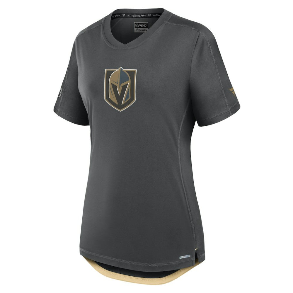 Vegas Golden Knights Fanatics Women's Authentic Pro Rink Tech T-Shirt - Gray - NHL