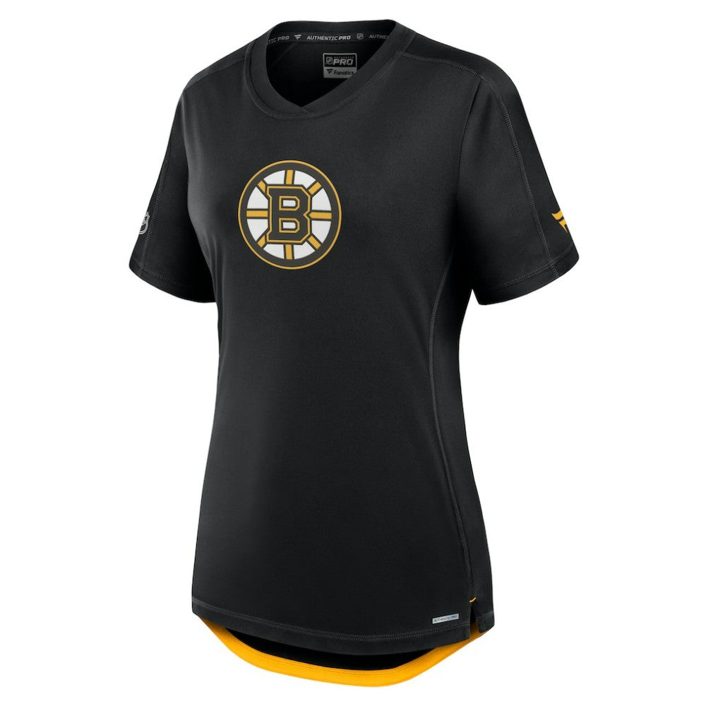 Boston Bruins Fanatics Women's Authentic Pro Rink Tech T-Shirt - Black - NHL